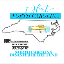 "I Heart North Carolina" Bangle Bracelet