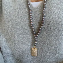 "A Little Bit Bling" Baroque Pearl Necklace