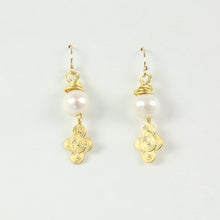 "White Heron" Baroque Pearl Earrings