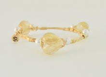 "Sacred Heart" Murano Glass Bangle Bracelet