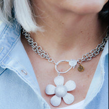 "Keep Blooming" Pavé Flower Necklace