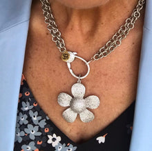 "Keep Blooming" Pavé Flower Necklace