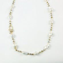 “Palmetto Duchess” Baroque Pearl Labradorite Necklace
