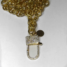 "Parisian Love Lock" Gold Chain Necklace