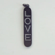 "Love" Gunmetal Charm