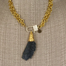 "Black Gold" Kyanite Necklace