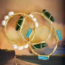 "Lollie" Freshwater Pearl Bangle Bracelet