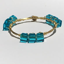 "Capri Cubes" Bangle Bracelet