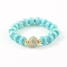 "Blue Hawaii" Pearl Beaded Bracelet