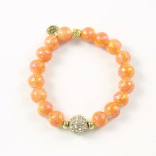 "Peach Daiquiri" Pearl Beaded Bracelet