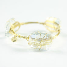 "Italian Ice" Crystal Bangle Bracelet