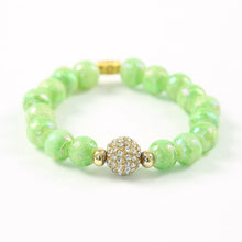 "Lime Daiquiri" Pearl Beaded Bracelet
